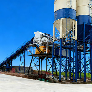 Stationaire betoncentrale van 90m³/uur met modulair ontwerp, gecertificeerd doseersysteem voor productielijn van kant-en-klare betonfabrieken - Product Image 3