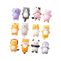 Vente en gros Mochi Squishy Toys Kawaii Cat Squishies Animaux Sac de fête Cadeaux d'anniversaire Squishy Anti-Stress Fidget Toy