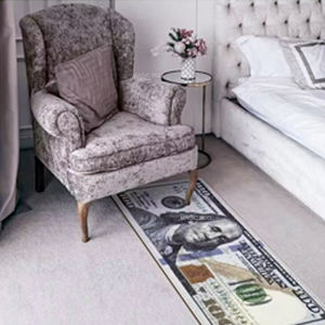 Tapis d'argent en forme de logo personnalisé, tapis découpé à l'emporte-pièce avec motif rectangulaire, prière en peluche, hauteur, fabriqué à la machine pour chambre à coucher, salle de bain et cuisine - Product Image 5