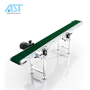 AST Çok Yönlü Pürüzlü Üst Yüzeyli Düz Bantlı Konveyör, Gıda İşleme, Paketleme, Lojistik ve Küçük Parça Montajı için Çim Desenli - Product Image 1