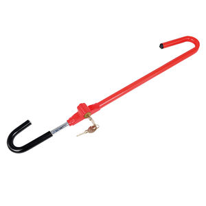 CQLegend DSC_0568 Verrou de <span class=keywords><strong>volant</strong></span> de voiture universel réglable <span class=keywords><strong>antivol</strong></span>, pédale centrale résistante aux coupures, résistant aux intempéries, portable - Product Image 1