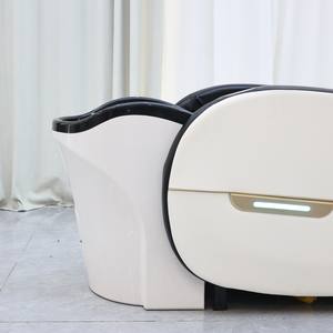 เก้าอี้นวดสระผมไฟฟ้าหนังสังเคราะห์ทันสมัยหรูหรา ปรับระดับที่พักเท้าได้ ฟองน้ำความหนาแน่นสูง สำหรับร้านสปาและร้านตัดผม - Product Image 3