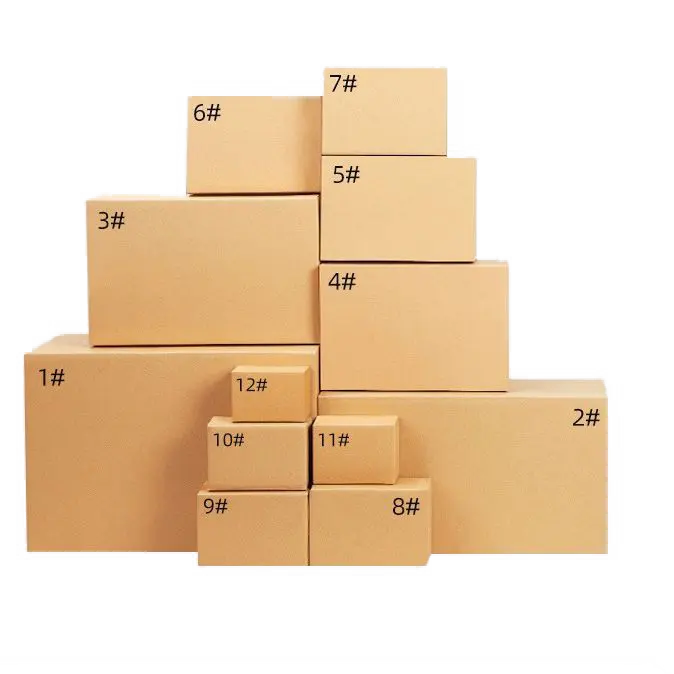 Oem оптовая продажа на заказ, небольшие упаковочные коробки из гофрированного картона с логотипом