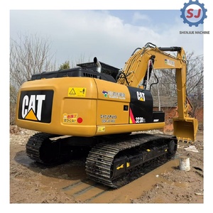 Excavatrice hydraulique Caterpillar 323 d'occasion, 23 tonnes, pour travaux de terrassement et de construction, machine d'origine prête à être expédiée - Product Image 4