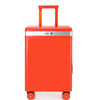 Nouvelle valise miroir de maquillage grande capacité, valise de voyage à roulettes pivotantes de 20 pouces, boîte à mot de passe TSA multifonctionnelle