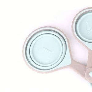 ชุดถ้วยตวงและช้อนตวงซิลิโคนพับได้ 8 ชิ้น ขายดีที่สุด - Product Image 2