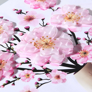 Autocollant mural décoratif 3D en forme de vase à fleurs, autocollant 3D pour la décoration de la maison, prix de gros, autocollant de décoration de luxe pour la maison - Product Image 3
