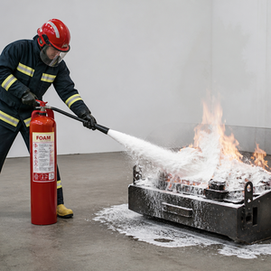<span class=keywords><strong>Extincteur</strong></span> à mousse au lithium haute performance 9L, cylindre en acier rouge <span class=keywords><strong>21A</strong></span>, réponse rapide aux incendies avec tuyau - Product Image 5