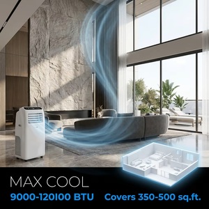 เครื่องปรับอากาศแบบพกพา 9000 บีทียู |   น้ำยาทำความเย็น R290 Eco 2-in-1 ระบบทำความเย็นและความร้อน ไม่ต้องใช้เครื่องมือ ครบวงจรสำหรับใช้ในบ้าน - Product Image 4