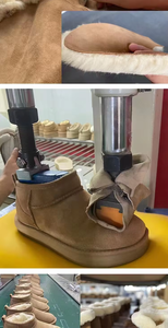 Bottes de neige classiques miniatures pour femmes, en cuir de mouton chaud, confortables, pour l'hiver et les activités de plein air - Product Image 2