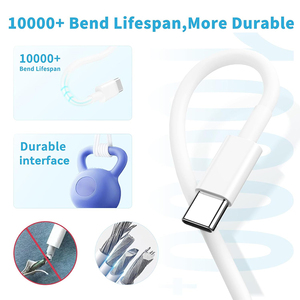 High Quality TPE 60W 3A Fast Charging Type-C To Type-C Laptop <strong>Charger</strong> Cable With Pure Copper Conductor For IPhone 15 - Product Image 3