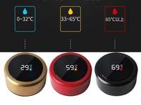 Bouteille d'eau isolée sous vide à double paroi avec affichage LED de la température Tasse à café Infuseur de thé Bouteille d'eau Smart Sports