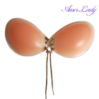 Soutien-gorge adhésif réutilisable en silicone push-up pour femmes, cache-tétons en silicone