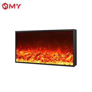 Chimenea Eléctrica Empotrable con Cuerpo Metálico, Llama LED de Simulación, para Proyectos de Hoteles y Apartamentos, Pedidos al por Mayor OEM - Product Image 2