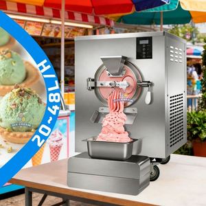 Petite machine à glace artisanale italienne professionnelle, congélateur discontinu pour gelato - Product Image 1