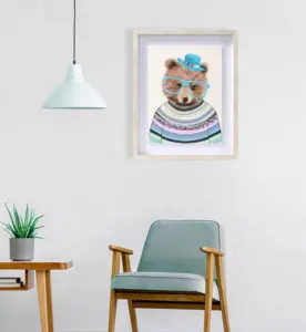 Fabriek Koop Luxe 3D Animal Gedrukt Hand-Schilderen Op Canvas Andere Schilderijen Woonkamer Muur Decor