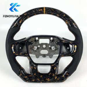 Volant de voiture personnalisé en fibre de carbone pour Ford Ranger Raptor GT F150 Mondeo Fiesta T7 Kuga Focus RS <span class=keywords><strong>ST</strong></span> MK3 MK4 <span class=keywords><strong>Escort</strong></span> 2023 2019 - Product Image 2