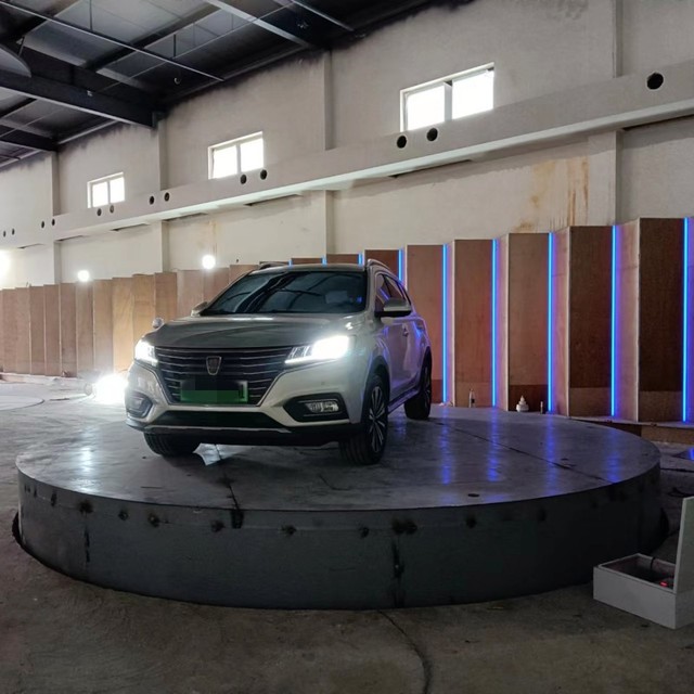 Scissor Type Turntable Stage Lift Hydraulic Car Rotating Stage/ 360 Degree Revolving Lifting Stage Platform
