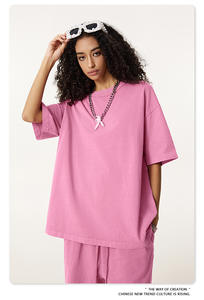 T-shirt Homme Vintage Délavé en Coton 100% Lavé à l'Acide, Coupe Oversize 275 g/m², Manches Courtes, Respirant et Anti-rétrécissement - Product Image 4