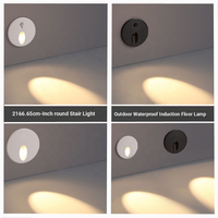 Applique murale LED à capteur, en aluminium, CRI 90 élevé, IP44, éclairage uniforme sans éblouissement, design moderne, intensité variable, garantie 3 ans