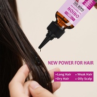 YURHERSU huile de sérum essentielle pour cheveux d'oignon traitement huile d'oignon perte de cheveux huile essentielle pour les frisottis anti-fissuration