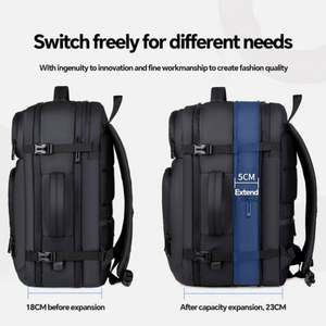 Sac à dos d'ordinateur portable personnalisé pour étudiants, imperméable, pour l'école, le bureau, les voyages, les sports décontractés, pour hommes et femmes - Product Image 3