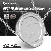 BEVINSEE pour BMW E46 Moteurs Bouchon de réservoir de liquide de lavage de voiture 61667007970