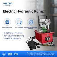Bomba Hidráulica Eléctrica de Alta Presión ROHO, 700 Bar, 10000 PSI, Control por Pedal, Bomba de Aceite Hidráulica Portátil de Acción Simple, 3000W