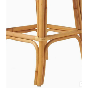 Tabouret de bar haut Tatum Counter, revêtement en rotin naturel plat tressé, durable, pour bar à domicile et salle à manger - Product Image 2