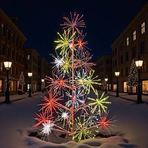 다이나믹 모델링 조명 장식 정원 경관 조명 변환 3D 포인트 컨트롤 불꽃 조명 - Product Image 3