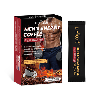 Café Biyode (Venta al por Mayor) para Hombres: Impulso de Energía y Vitalidad (Raíz de Maca y Ginseng) 15 Sobres - Product Image 1