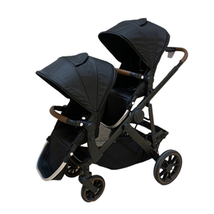 Cao cảnh quan Nhôm Xe đẩy em bé có thể gập lại Reversible Twin xe đẩy em bé với điều chỉnh xử lý - Product Image 2