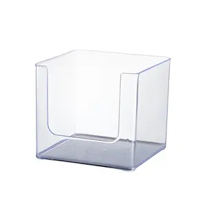 बहुउद्देश्यीय कस्टम थोक पारदर्शी प्लास्टिक भंडारण बक्से सौंदर्य प्रसाधन भंडारण बक्से और कार्यालय आपूर्ति