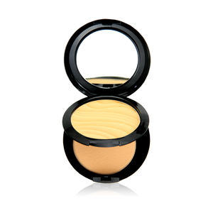 Controle de óleo Maquiagem Rosto Banana Hd Configuração Pó Impermeável Cobertura Completa Fundação Matte Pressionado Pó Com Espelho e Puff - Product Image 1