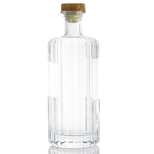 Lusso su ordinazione 350ml 500ml 700ml 750ml 1000ml Rum Vodka liquore di whisky gin una bottiglia di vetro di spirito di garrafa la - Product Image 2