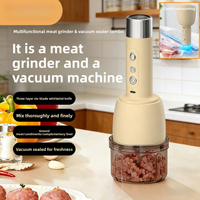 Hachoir à viande électrique et scelleuse sous vide, mixeur domestique, hachoir à ail et piment pour usage domestique et commercial