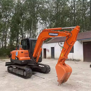 สต็อกใช้ doosan dx60 รถขุดตีนตะขาบขนาดเล็ก, dx75 dx140 มือสองแบรนด์เกาหลี doosan dx60 dx75 - Product Image 1