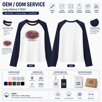 Ensemble de vêtements rétro pour enfants, 2 pièces, t-shirt à manches raglan, pantalon cargo à jambes larges, ensemble de vêtements de sport pour garçons et filles, OEM personnalisé
