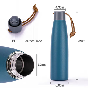 New 304 Stainless Steel Thermos Water Bottle Portable Rope Sports Vacuum Small Mouth Travel Thermos <b>Cup</b> - Product Image 4