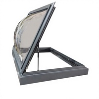 Ventes en croissance : Fenêtres de toit dôme isolantes thermiquement, cadre en alliage d'aluminium, lumière douce, verre PC double couche