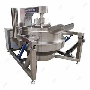 Commercial Stirring Cooking Pots Jam Making Machine, 500L Cooking Pot with Mixer Jacketed Kettle with Agitator