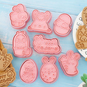 Moule à biscuits en plastique pour la fête de Noël Ramadan, 8 pièces, croix rose 3D, 10 pièces - Product Image 4