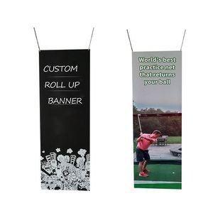 Pancarta Vertical de Tela de Poliéster con Impresión de Logotipo Personalizado para Deportes 2023, Pancarta Colgante de Vinilo Promocional de Tamaño Personalizado Económico - Product Image 1