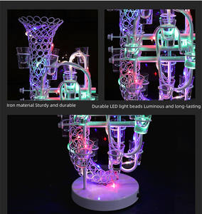 Soporte recargable Led Tower <span class=keywords><strong>Shot</strong></span> Glass Display Tower Stand Luminous Led <span class=keywords><strong>Shot</strong></span> Glass Led <span class=keywords><strong>Shot</strong></span> Cup Holder - Product Image 6