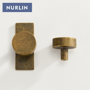 Nurlin fleur <span class=keywords><strong>de</strong></span> glace en laiton Antique en laiton massif avec traitement <span class=keywords><strong>Vintage</strong></span> rond décoratif fond armoire meubles portes boutons - Product Image 5