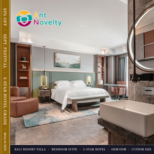AntNovelty <span class=keywords><strong>Bali</strong></span> Resort Suite de chambre d'hôtel <span class=keywords><strong>5</strong></span> étoiles Mobilier de villa en bois OEM ODM Taille personnalisée Festival de Septembre - Product Image 1