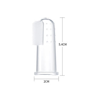 Детская зубная щетка на палец, термостойкая Прозрачная мягкая щетина, Экологически чистая зубная щетка на палец 360 - Product Image 6
