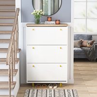Mueble Zapatero Vertical Estrecho Oculto de Alta Gama para Exhibición de Calzado, Selección Premium de Productos Transfronterizos