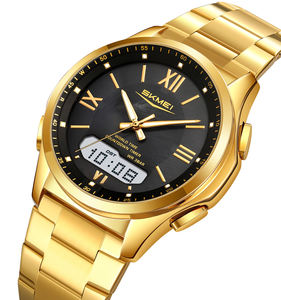 นาฬิกาดิจิตอล Skmei 2459 สำหรับผู้ชาย สายสแตนเลสยอดนิยม กันน้ำ จอแสดงผลคู่ พร้อมนาฬิกาปลุก รุ่น Five Point Series แสดงวัน - Product Image 2