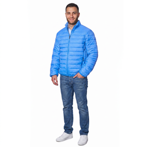 Meilleur Prix – Nouvelle Veste d'Hiver Matelassée pour Homme Style Urbain – Qualité Durable, Étiquette Personnalisée, Fermeture Éclair en Toile, Logo Avant - Product Image 1